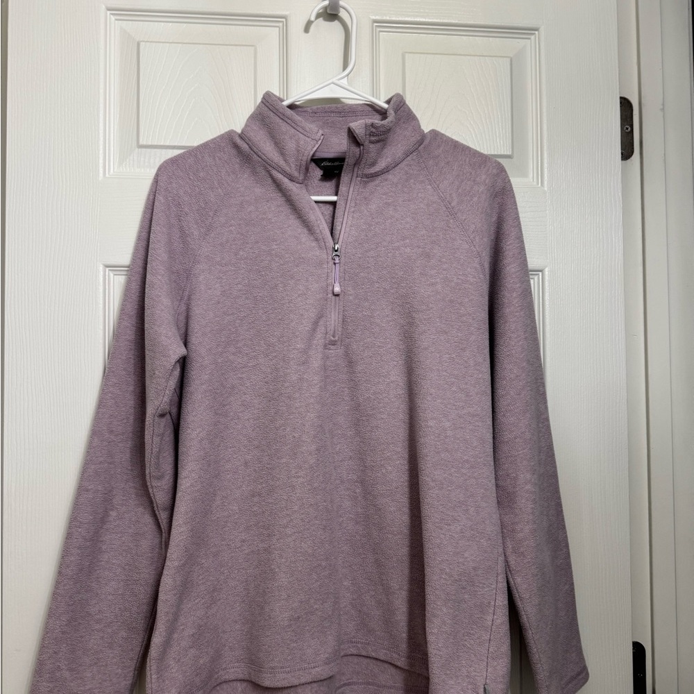 Eddie Bauer Lavender Fleece Pullover